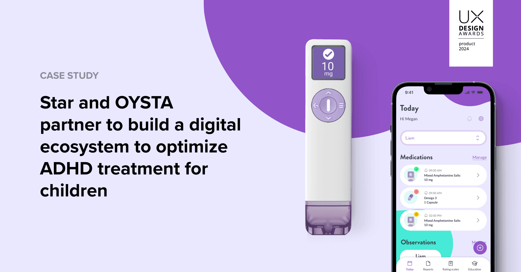 3 Star and OYSTA partner to build a digital ecosystem to optimize ADHD treatment for children-min